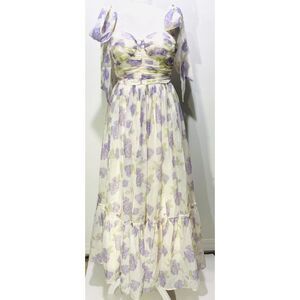 Petal + Pop lavender maxi dress spring summer cottage core fairy women S New